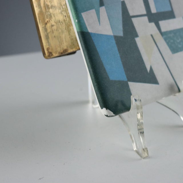 Plastic and Brass Handles, Set of 2 For Sale - Image 4 of 8