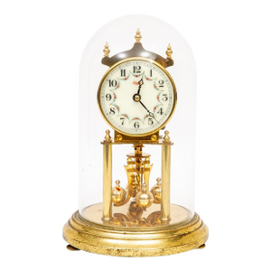 Vintage Kieninger & Obergfel Brass Anniversary Clock