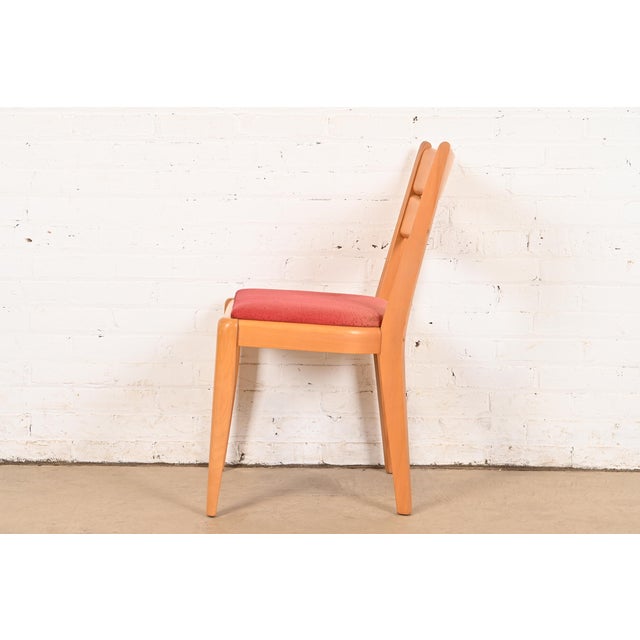 Heywood Wakefield Mid-Century Modern Solid Maple Side Chair, 1950s For Sale - Image 10 of 15