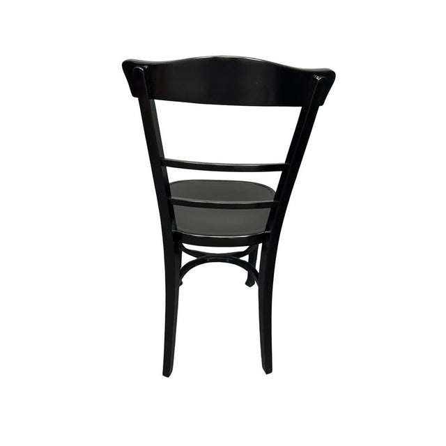 Original Thonet armchair circa 1910 (No. 2363) Set of 4 Wood type: Bent beechwood Color: Black – hand-polished Dimensions:...