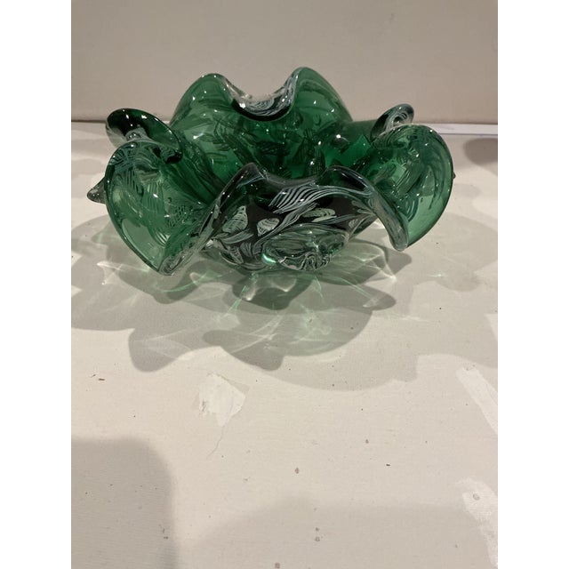 Vintage Murano Art Glass Bowl or Ashtray For Sale In Houston - Image 6 of 7