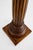 Early 20th Century Walnut Fluted Column Pedestal or Plant Stand, c.1940 For Sale - Image 15 of 16