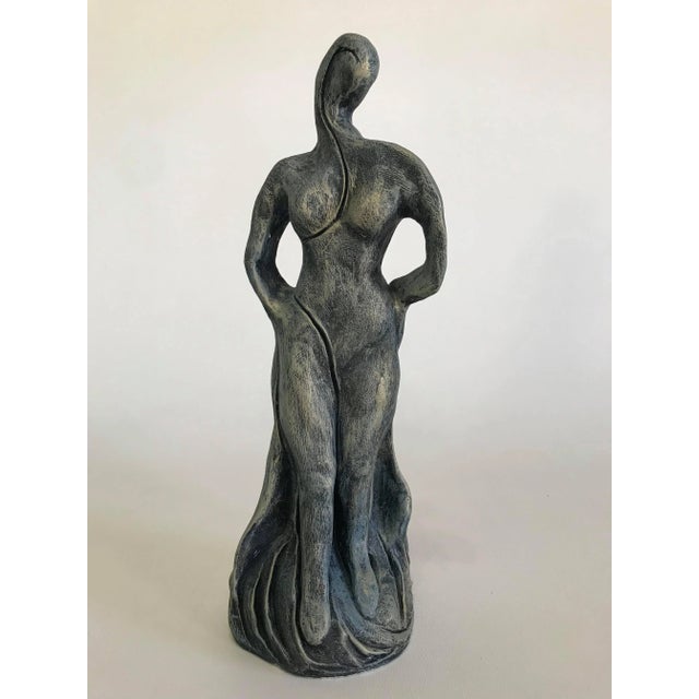 Figurative Vintage Free Form Plaster Sculpture, Female Figure Sculpture For Sale - Image 3 of 7