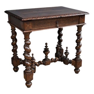 Small Louis XIII Desk in Oak For Sale