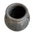 Modern Tuscan Black Earth Ware Vintage Pot Planter For Sale - Image 3 of 4