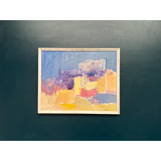 Aulikki Bondeson, Abstract Composition, 1994, Oil on Panel, Framed For Sale - Image 16 of 18