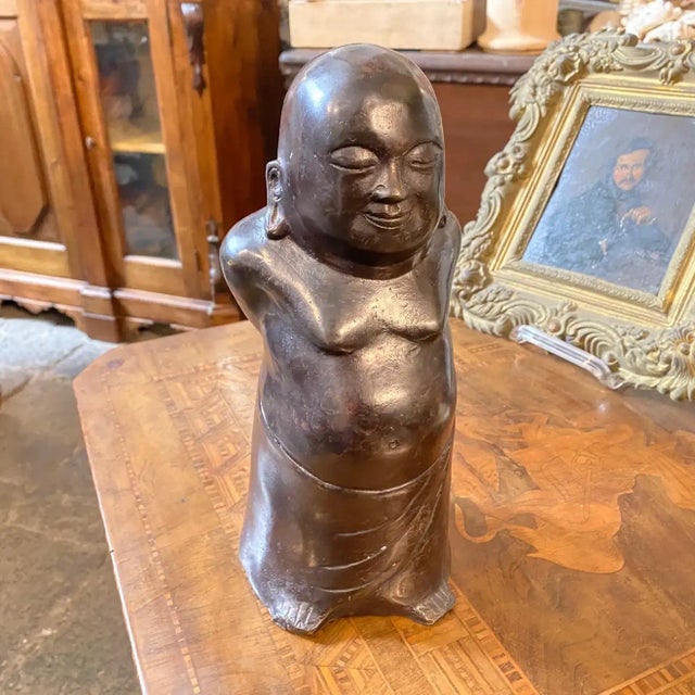 Chinese Late 19th Century Bronze Chinese Buddha Sculpture For Sale - Image 3 of 13