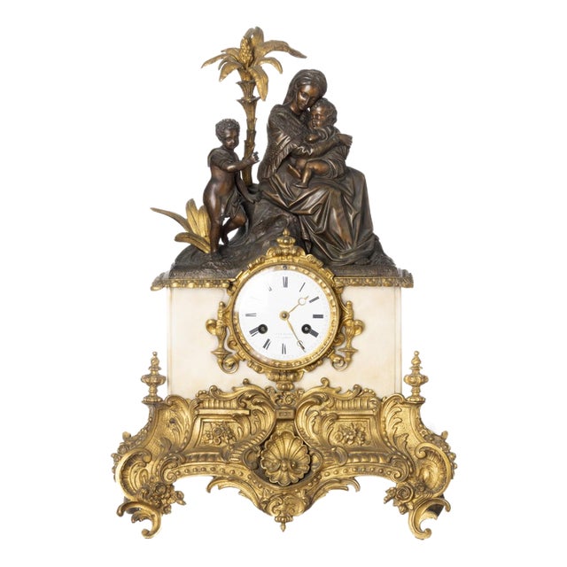 Antique Table Clock, 1800s For Sale