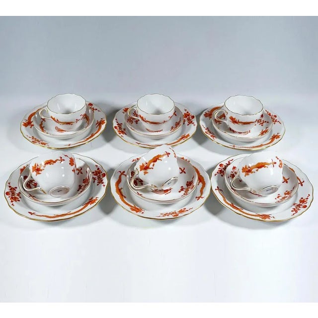 1980s Vintage Coffee Set from Meissen, 1980s, Set of 21 For Sale - Image 5 of 12