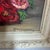 English Vintage Signed Ann Campbell Floral Still Life Oil Painting Red Roses in Ornate Frame For Sale - Image 3 of 10