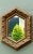 Vintage Italian Hexagonal Carved Wood Mirror For Sale In West Palm - Image 6 of 12