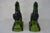 Art Deco Green Glass Towering Horse Bookends - a Pair For Sale - Image 4 of 5
