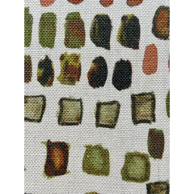 Filippo Uecher Benedetto Linen Fabric 2 1/2 Yards Green For Sale In Raleigh - Image 6 of 6