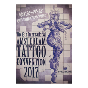 2017 Dutch Poster, Amsterdam International Tattoo Convention - Vince