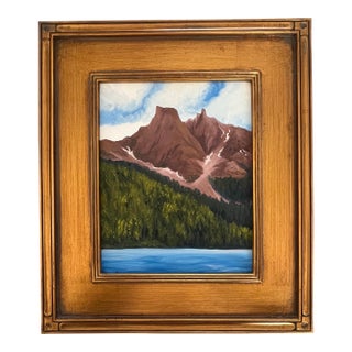 John Muir Butte Mt.landscape Oil Painting. By Nicole Smith For Sale