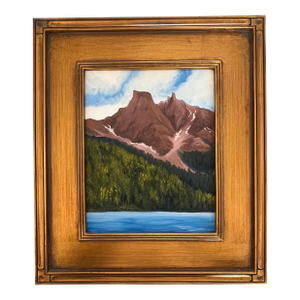 John Muir Butte Mt.landscape Oil Painting. By Nicole Smith