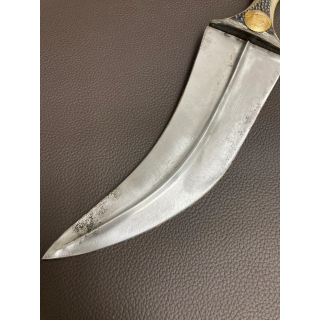 Middle Eastern Yemeni Jambiya Arabic Dagger With Belt For Sale - Image 11 of 12