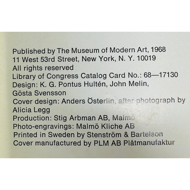 1968 the Machine as Seen at the End of the Mechanical Age MoMA Exhibition Catalog - Rare Metal Cover - k.g. Pontus Hulten 1st Ed For Sale - Image 9 of 13