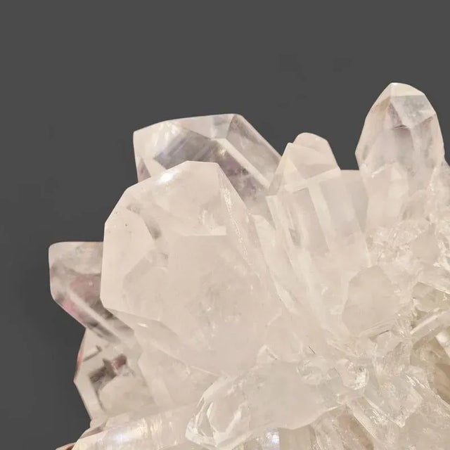 Monumental Natural Rock Crystal Cluster, Brazil, 1980 For Sale - Image 14 of 16