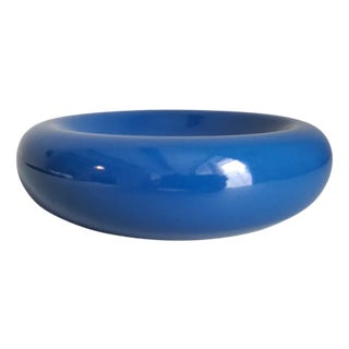 Mid-Century Pocket Tray in Blue Color by François Chatain, 1980s For Sale