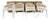 Cane Back Barrel Chairs Set of 4 For Sale