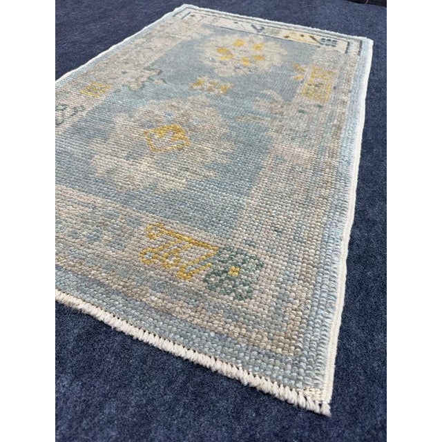 Turkish Oushak Rug 2'1" x 3'5" For Sale - Image 4 of 6