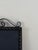 Vintage Spanish Revival Real Slate Chalkboard | Gothic Cross Wrought Iron Frame For Sale - Image 9 of 10