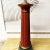 Custom vintage Neo Egyptian-Roman, large scale Classic Wooden Column Lamps. Beautiful trompe l’oie finish of various...