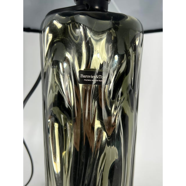 Murano Glass Table Lamps from Barovier & Toso, 1970s, Set of 2 For Sale - Image 7 of 9