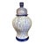 Moroccan Blue and White Cobalt Ginger Jar For Sale - Image 3 of 4