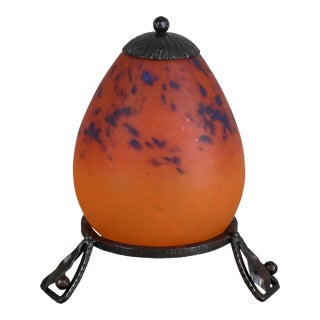 French Art Deco Night Lamp by Charles Schneider - 1920s France For Sale