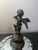 1950s Exquisite Art Nouveau France Solid Bronze Musical Cherub Angel Figurine For Sale - Image 4 of 7