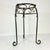 Late 20th C Vintage Brutalist Metal Plant Stand For Sale - Image 6 of 11