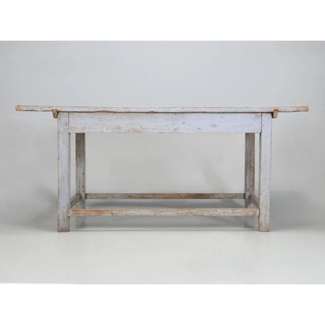 Antique Swedish Painted Table That Would Make for a Great Looking Kitchen Island For Sale - Image 12 of 12