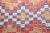 Textile 1940s Handmade Flatweave Multi Color Tones Vintage Cicim Kilim For Sale - Image 7 of 11