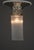 Metal Art Deco Alpaca Ceiling Lamp with Glass Sticks, 1920s For Sale - Image 7 of 9