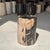 Side Table in Black Petrified Wood with Beige Sides, 1980s For Sale - Image 11 of 18