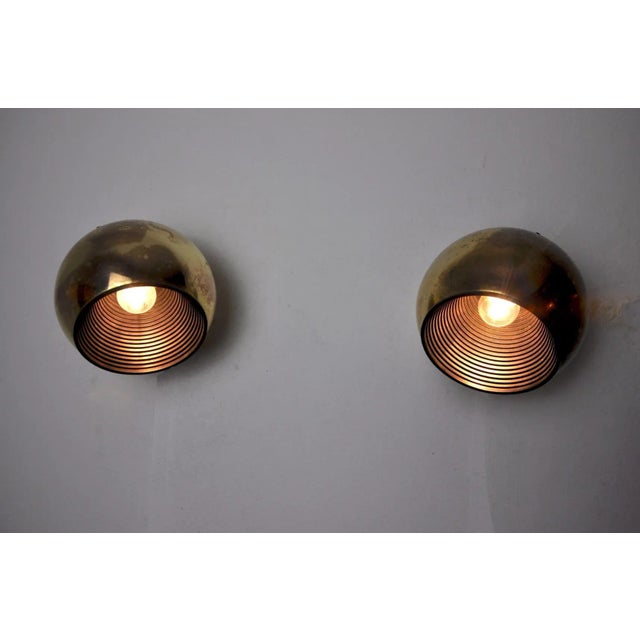 Spanish Space-Age Sconces from Fase, 1970s, Set of 2 For Sale - Image 3 of 7
