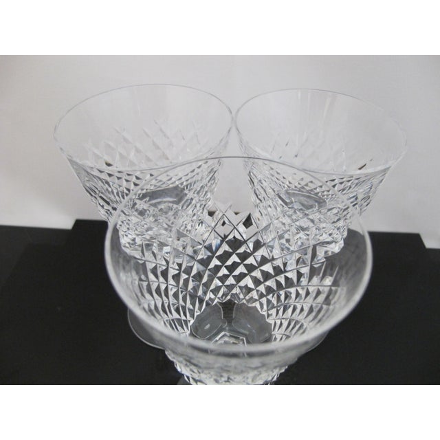 Hollywood Regency Waterford Crystal Alana Claret 5 7/8" Wine Glass Set of 3 For Sale - Image 3 of 7