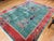 Chinese Vintage Chinese Art Deco Hand-Knotted Wool Rug, Floral Design, 1920s, 9' x 12' For Sale - Image 3 of 15