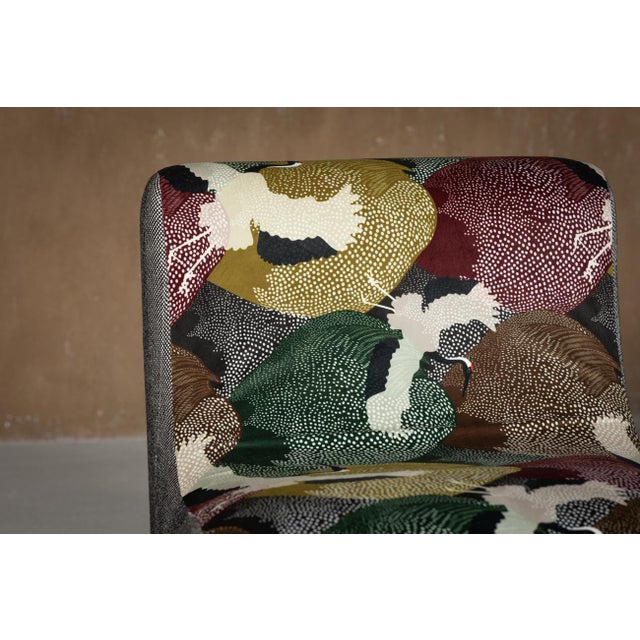 Italian Modular Sofa in Freedom Flight Velvet, 1970s, Set of 3 For Sale - Image 6 of 11