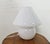 1970s Murano White Swirl Mushroom Lamp, 1970s For Sale - Image 5 of 10
