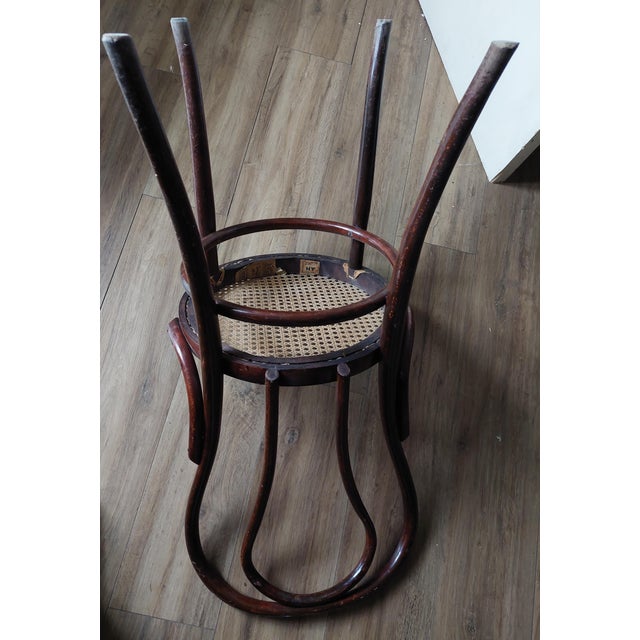 Italian Bentwood Bistro Chairs from Sautto and Liberale, 1940s, Set of 2 For Sale - Image 11 of 18