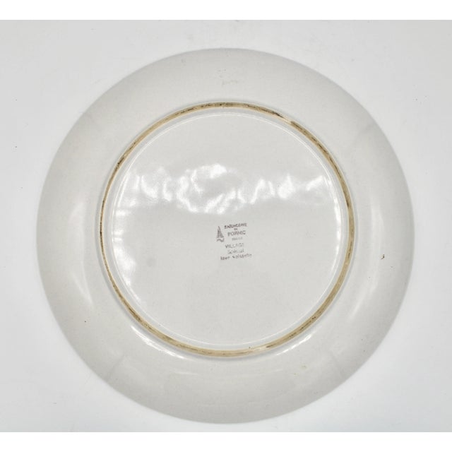 Antique French Faience Oyster Platter For Sale - Image 9 of 10