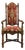 Thomasville Furniture Kenilworth Collection Solid Oak English Tudor Style Dining Arm Chair 860-951 For Sale