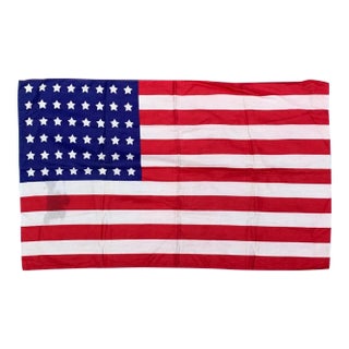 1930s Silk 48 Star American Flag For Sale