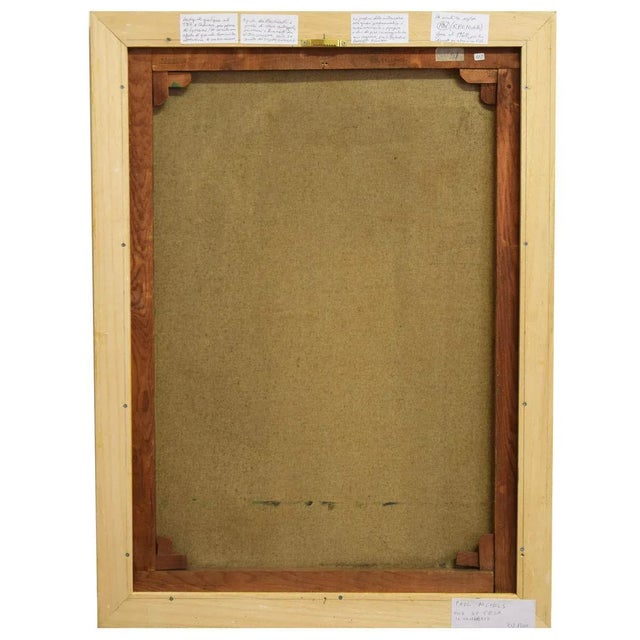 Modern The Easel - Original Oil on Canvas by Paul Nicholls 1967 1967 For Sale - Image 3 of 5