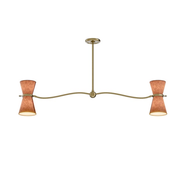Inspired by the refined curve of Clark Gable’s iconic mustache, the Gable Chandelier balances elegance with a subtle,...