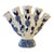 Vintage Bella Casa by Ganz Five Finger Blue and White Bud Vase For Sale