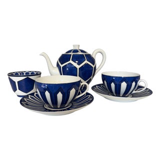 Vintage Tea Set from Hermès, 2000s, Set of 6 For Sale